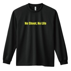 画像1: No Shoot, No Life 長袖ドライ ハンドボールTシャツ (1)