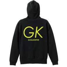 画像1: GK GOALKEEPER シンプルポジションデザイン ハンドボールジップパーカー 裏パイル (1)