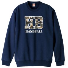 画像1: ミリタリー風 Handball ハンドボールトレーナー 裏パイル (1)