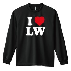 画像1: I LOVE LW 長袖ドライ ハンドボールTシャツ (1)