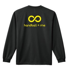 画像1: ハンドボール + 私 = 無限大 長袖ドライ ハンドボールTシャツ (1)