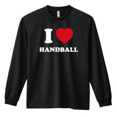 画像1: I LOVE HANDBALL 長袖ドライ ハンドボールTシャツ (1)