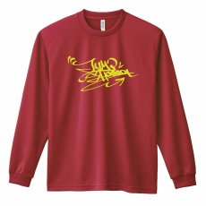 カリグラフィー JUMP SHOOOOT ロゴ  ロンT 長袖Tシャツ 練習着 ドライ メイン写真