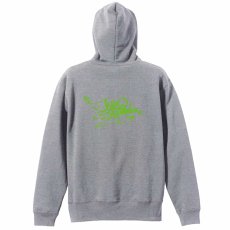 カリグラフィー JUMP SHOOOOT ロゴ  パーカー ジップ 裏パイル 練習着 メイン写真