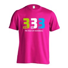 ハンドのルール 3歩3秒3メートル  Tシャツ 半袖 練習着 ドライ メイン写真