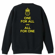 ONE FOR ALL AND ALL FOR ONE  トレーナー スウェット 裏パイル 練習着 メイン写真