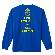 ONE FOR ALL AND ALL FOR ONE  ロンT 長袖Tシャツ 練習着 ドライ メイン写真