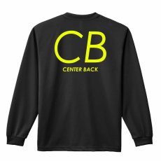CB CENTER BACK シンプルポジションロゴ  ロンT 長袖Tシャツ 練習着 ドライ メイン写真