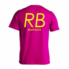 RB RIGHT BACK シンプルポジションロゴ  Tシャツ 半袖 練習着 ドライ メイン写真