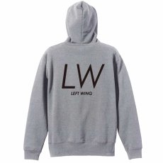 LW LEFT WING シンプルポジションロゴ  パーカー プルオーバー 裏パイル 練習着 メイン写真