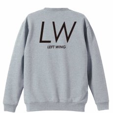 LW LEFT WING シンプルポジションロゴ  トレーナー スウェット 裏パイル 練習着 メイン写真