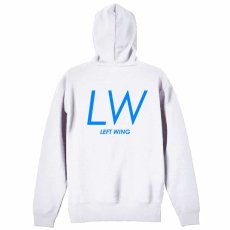 LW LEFT WING シンプルポジションロゴ  パーカー ジップ 裏パイル 練習着 メイン写真