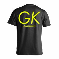 GK GOALKEEPER シンプルポジションロゴ  Tシャツ 半袖 練習着 ドライ メイン写真