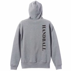 シュッとした HANDBALL  パーカー ジップ 裏パイル 練習着 メイン写真