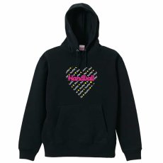 ロック風ハートの Handball  パーカー プルオーバー 裏パイル 練習着 メイン写真