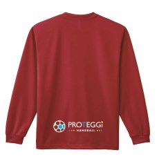 ロック風ハートの Handball  ロンT 長袖Tシャツ 練習着 ドライ サブ写真