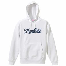 ベースボールロゴ風 Handball  パーカー プルオーバー 裏パイル 練習着 メイン写真