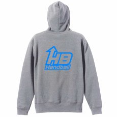 アローロゴデザイン HB Handball  パーカー ジップ 裏パイル 練習着 メイン写真