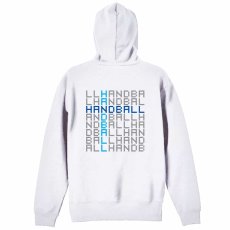 デジタルテキストな HANDBALL  パーカー プルオーバー 裏パイル 練習着 メイン写真
