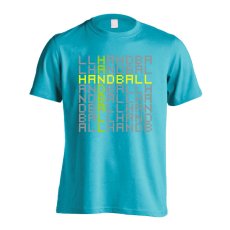 デジタルテキストな HANDBALL  Tシャツ 半袖 練習着 ドライ メイン写真