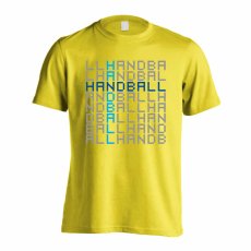 デジタルテキストな HANDBALL  Tシャツ 半袖 練習着 ドライ メイン写真