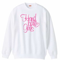 手描きの Handball Girls  トレーナー スウェット 裏パイル 練習着 メイン写真