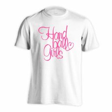 手描きの Handball Girls  Tシャツ 半袖 練習着 ドライ メイン写真