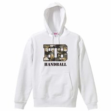 ミリタリー風 Handball  パーカー プルオーバー 裏パイル 練習着 メイン写真