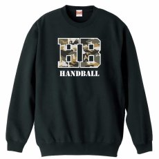 ミリタリー風 Handball  トレーナー スウェット 裏パイル 練習着 メイン写真