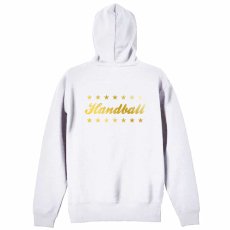 映画オープニング風 Handball  パーカー ジップ 裏パイル 練習着 メイン写真