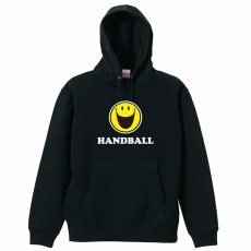 シンプルスマイリーフェイス HANDBALL  パーカー プルオーバー 裏パイル 練習着 メイン写真