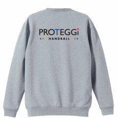 シンプルスマイリーフェイス HANDBALL  トレーナー スウェット 裏パイル 練習着 サブ写真