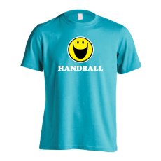 シンプルスマイリーフェイス HANDBALL  Tシャツ 半袖 練習着 ドライ メイン写真