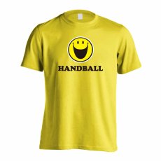 シンプルスマイリーフェイス HANDBALL  Tシャツ 半袖 練習着 ドライ メイン写真