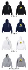 シンプルスマイリーフェイス HANDBALL  パーカー ジップ 裏パイル 練習着 カラーバリエーション