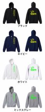 ハンドボールカートゥーン ブロック編  パーカー ジップ 裏パイル 練習着 カラーバリエーション