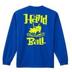 ハンドボールカートゥーン 七転び八起き編  ロンT 長袖Tシャツ 練習着 ドライ メイン写真