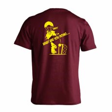 レトロなアメコミ風 パラ・シュート  Tシャツ 半袖 練習着 ドライ メイン写真