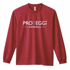 レトロなアメコミ風 パラ・シュート  ロンT 長袖Tシャツ 練習着 ドライ サブ写真