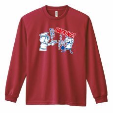 コミック風 ハッキング？  ロンT 長袖Tシャツ 練習着 ドライ メイン写真