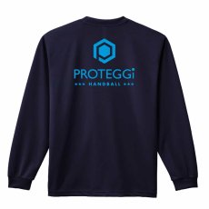 ハンドボールコート 立体図デザイン  ロンT 長袖Tシャツ 練習着 ドライ サブ写真