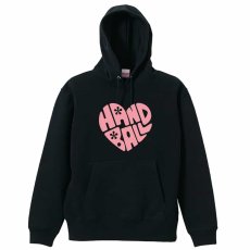 ハートのカタチの HANDBALL  パーカー プルオーバー 裏パイル 練習着 メイン写真