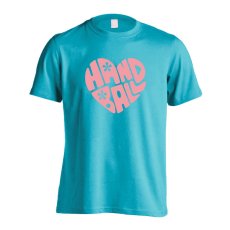 ハートのカタチの HANDBALL  Tシャツ 半袖 練習着 ドライ メイン写真