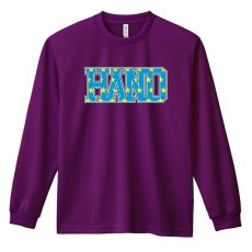 アメリカンテイストな HAND  ロンT 長袖Tシャツ 練習着 ドライ メイン写真