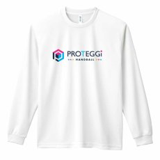 オフィシャルロゴデザイン ヘキサゴン ホリゾンタル  ロンT 長袖Tシャツ 練習着 ドライ メイン写真