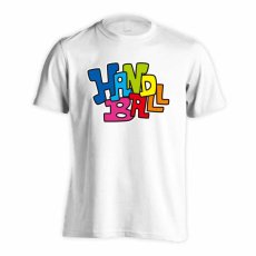 ファンキーな レインボーハンドボール  Tシャツ 半袖 練習着 ドライ メイン写真