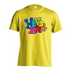 ファンキーな レインボーハンドボール  Tシャツ 半袖 練習着 ドライ メイン写真