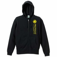 HANDBALL IS MY LIFE シルエット  パーカー ジップ 裏パイル 練習着 サブ写真