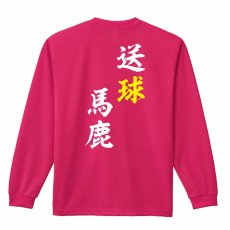 送球馬鹿  ロンT 長袖Tシャツ 練習着 ドライ メイン写真