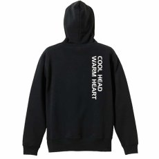 COOL HEAD, WARM HEART  パーカー ジップ 裏パイル 練習着 メイン写真
